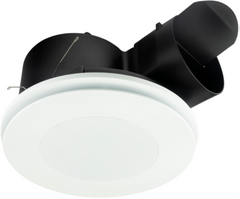 Blizzard 20W DC Exhaust Fan Round White LED