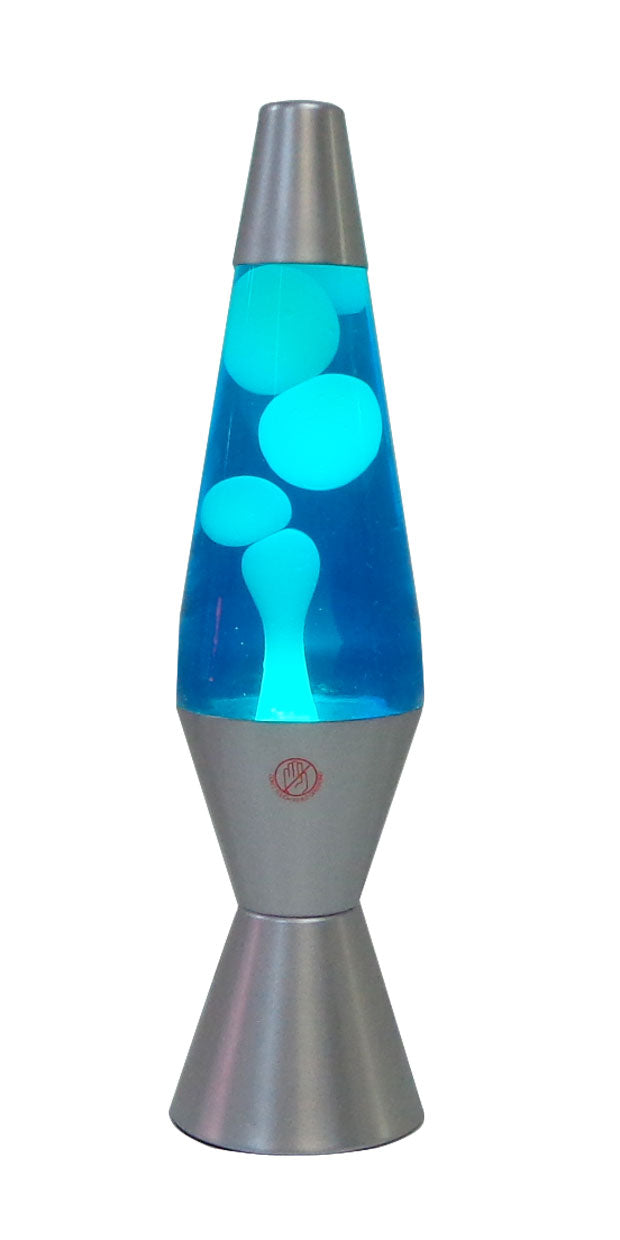 Blue & White Lava Lamp