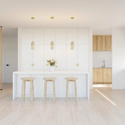 Bower Modern Alabaster Stone 1 Light Pendant Light