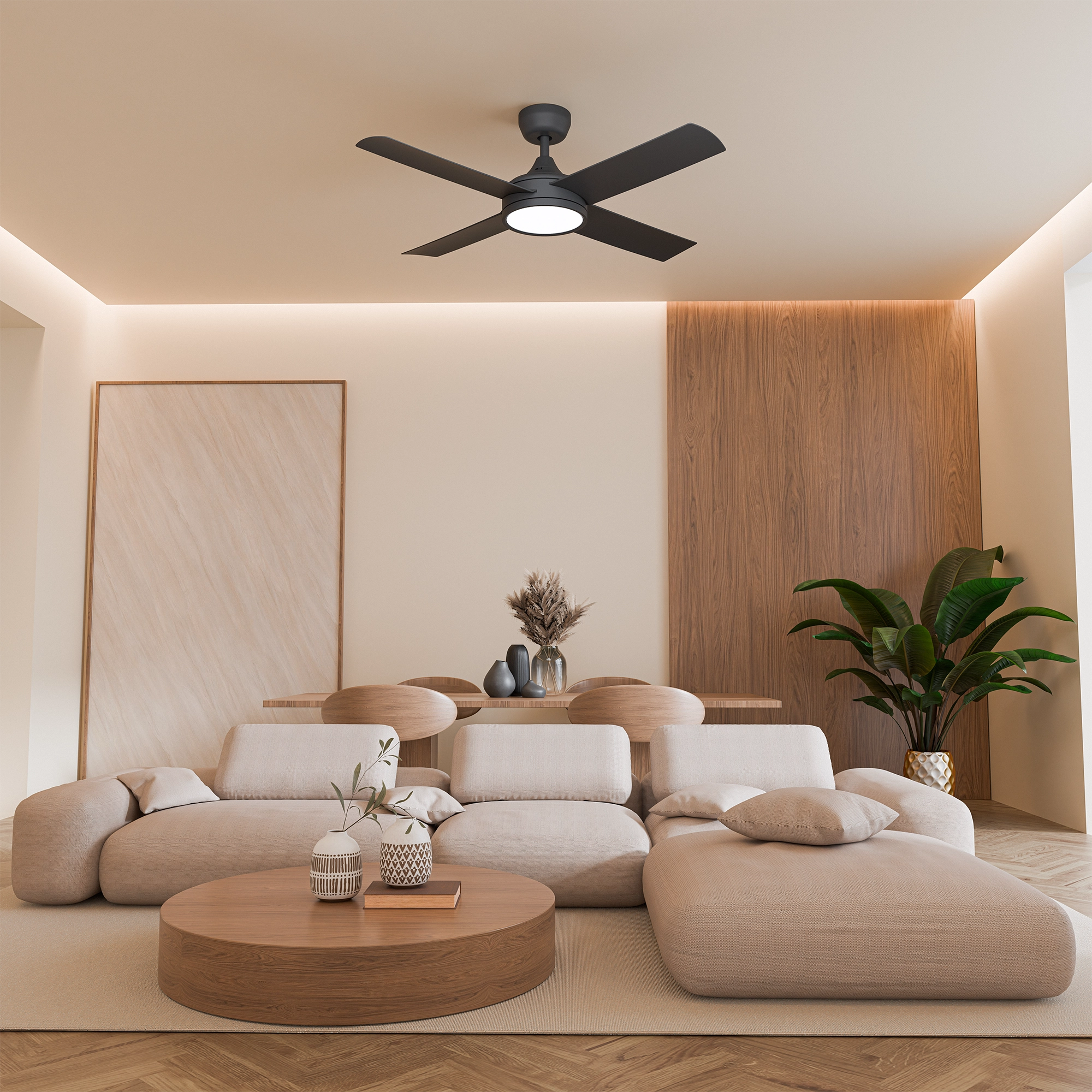 Breeze Silent Pro 52" Smart DC Ceiling Fan