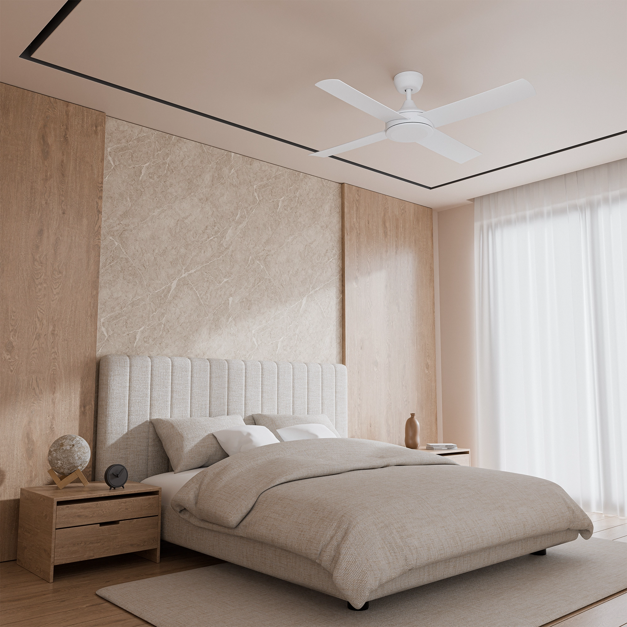 Breeze Silent Pro 52" Smart DC Ceiling Fan