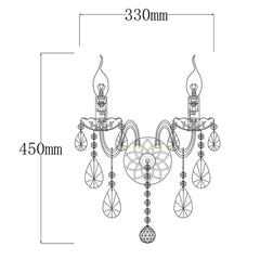 Bromley Crystal Wall Light