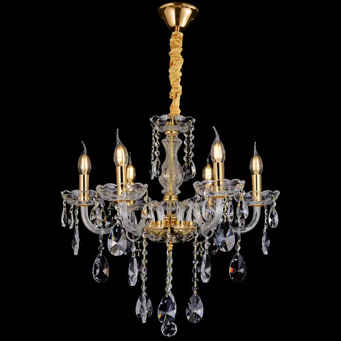 Bromley 6LT Crystal Chandelier