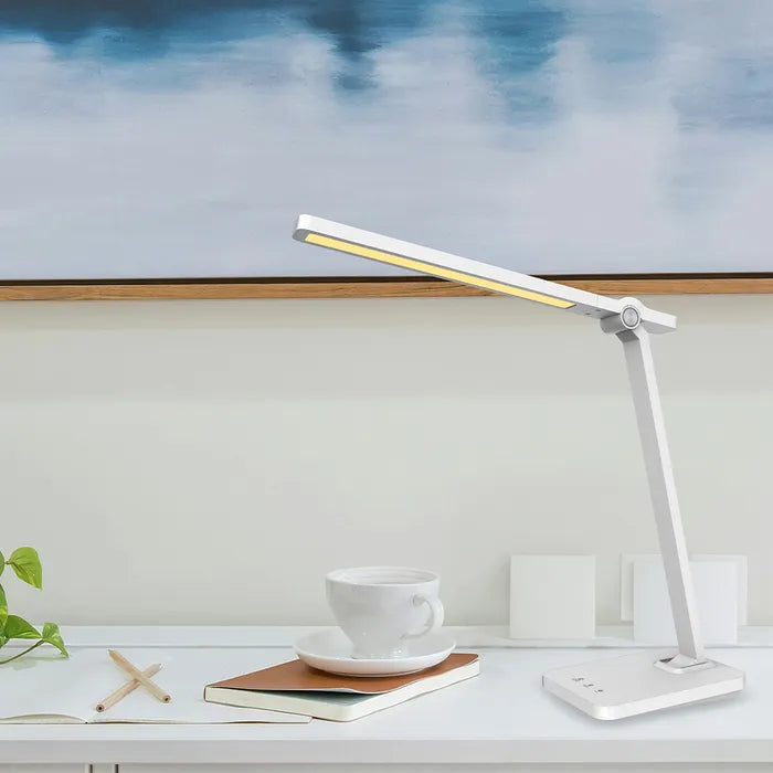 Bruce 10w LED Desk Lamp White