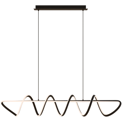 Bulbul 1500mm Spiral LED Pendant Black