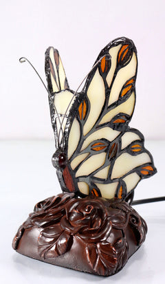 Small Leadlight Butterfly Lamp