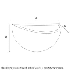 Camero Gypsum Wall Light