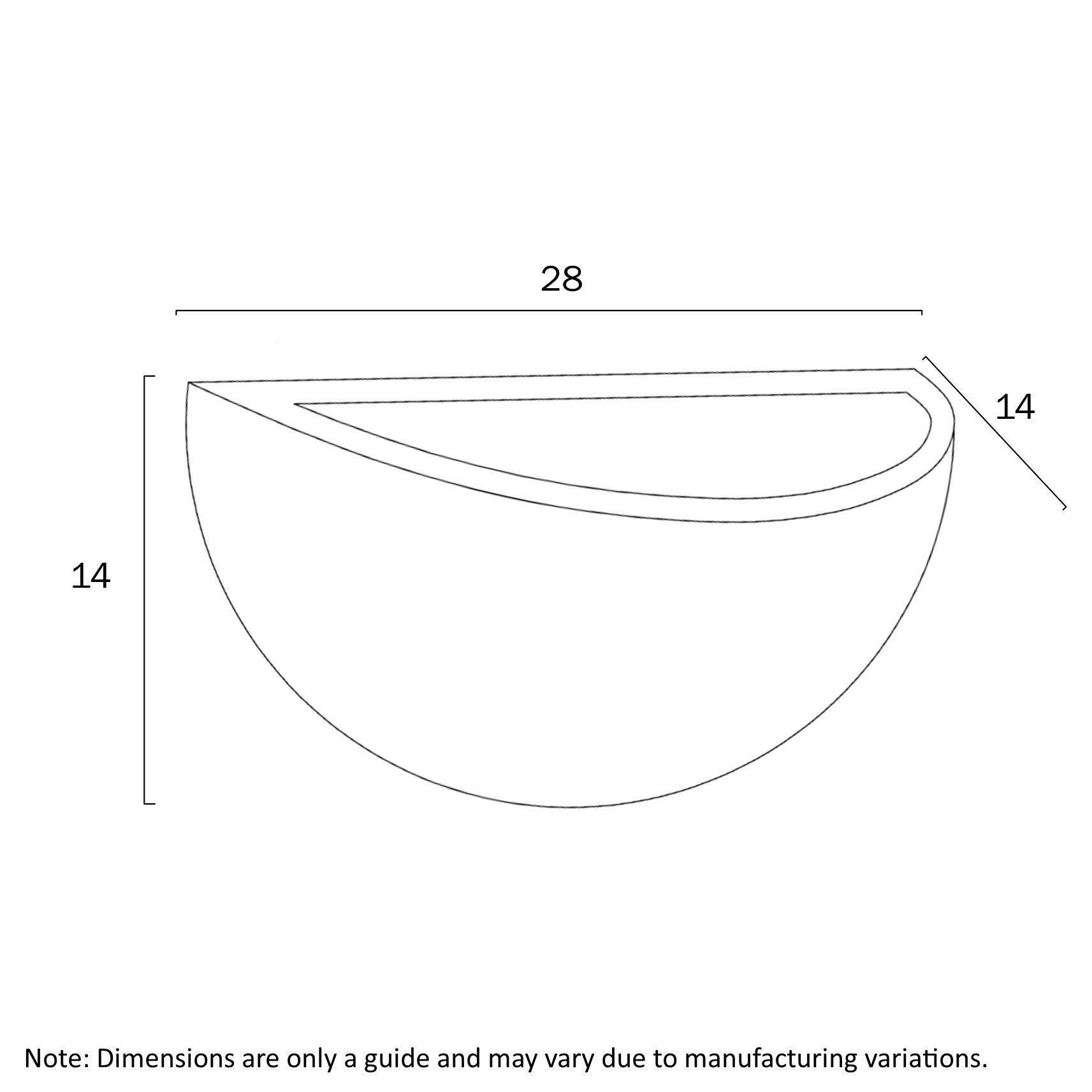 Camero Gypsum Wall Light