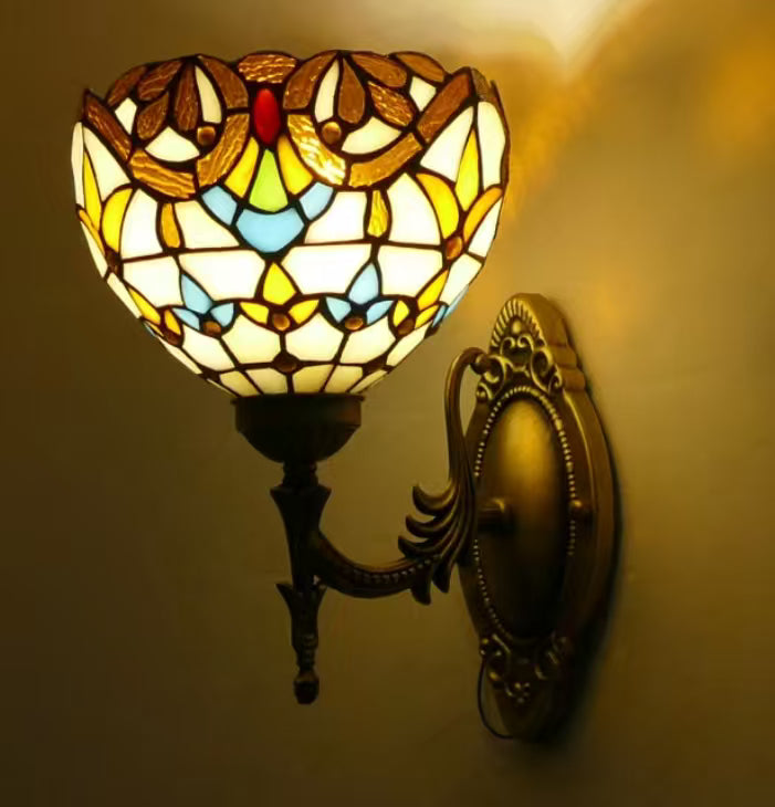 Camille Torchiere Leadlight Wall Sconce