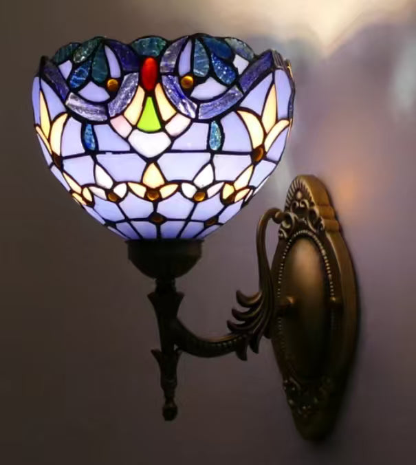 Camille Torchiere Leadlight Wall Sconce