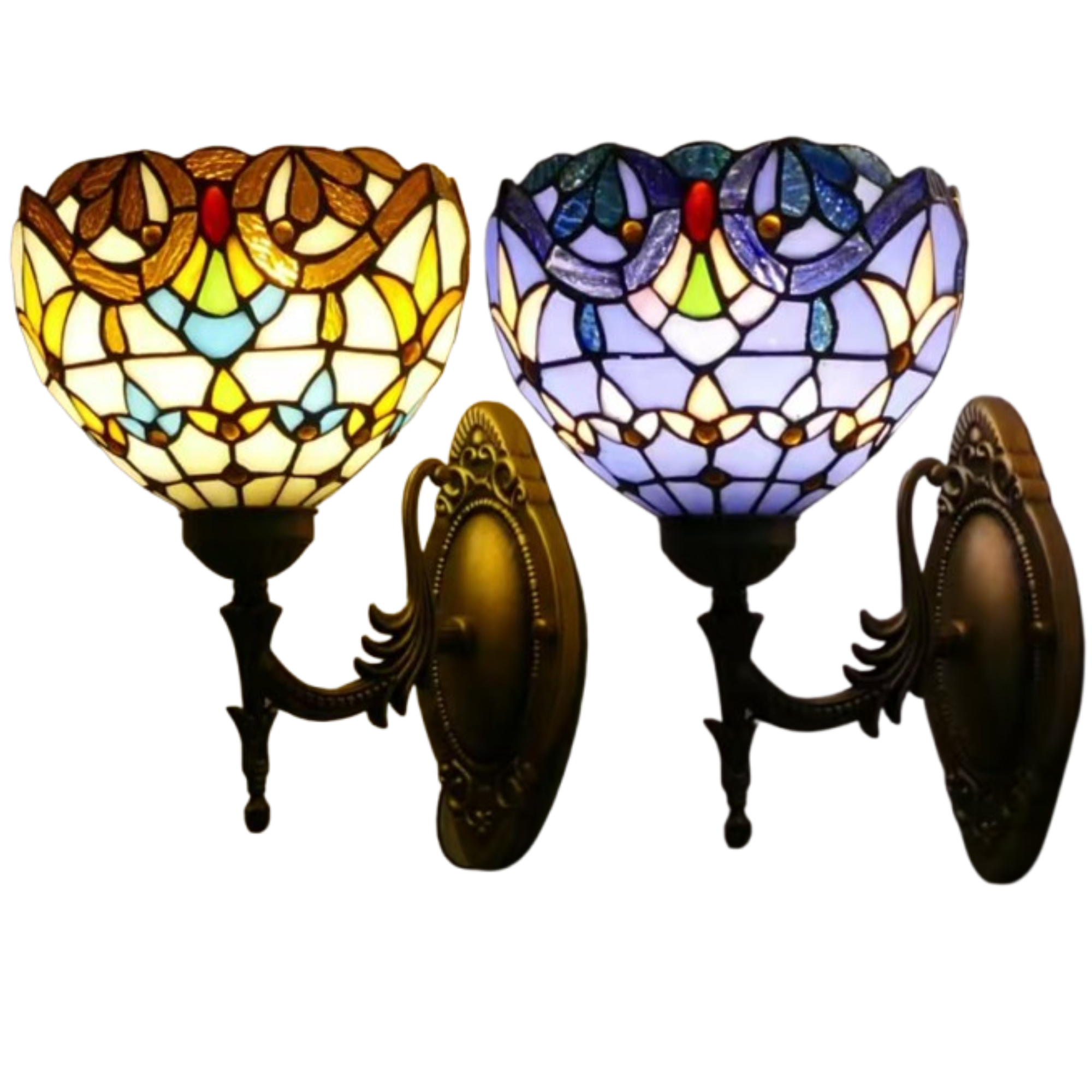 Camille Torchiere Leadlight Wall Sconce