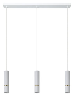 Caminia 3LT Pendant White