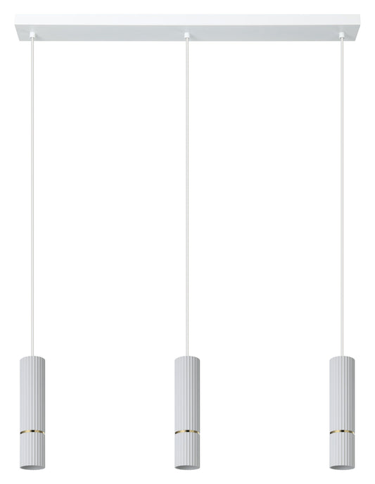 Caminia 3LT Pendant White