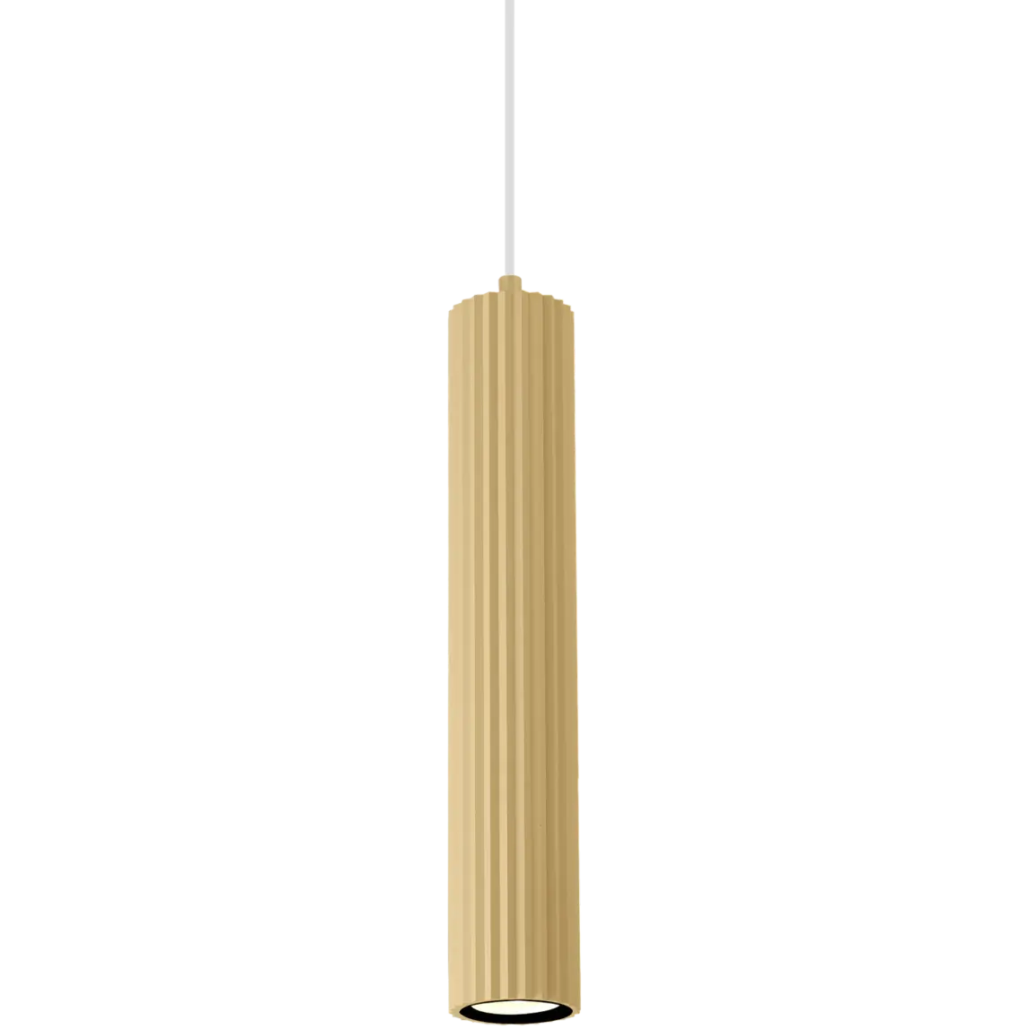 Canary 500mm 1LT Pendant Brass