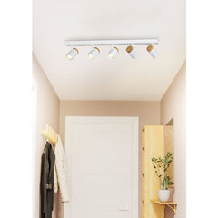 Cartagena 5LT Spot Light White & Wood