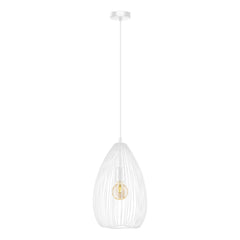 Clevedon 1LT Pendant White