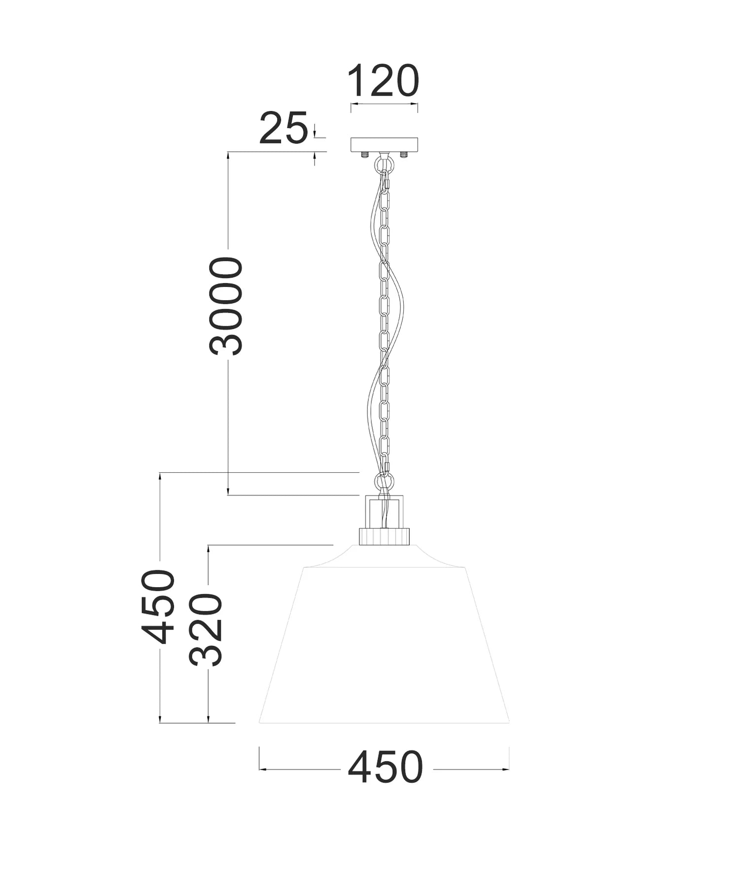 Cloche Bell Pendant