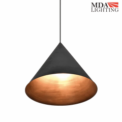 Coda Conical Brass Pendant