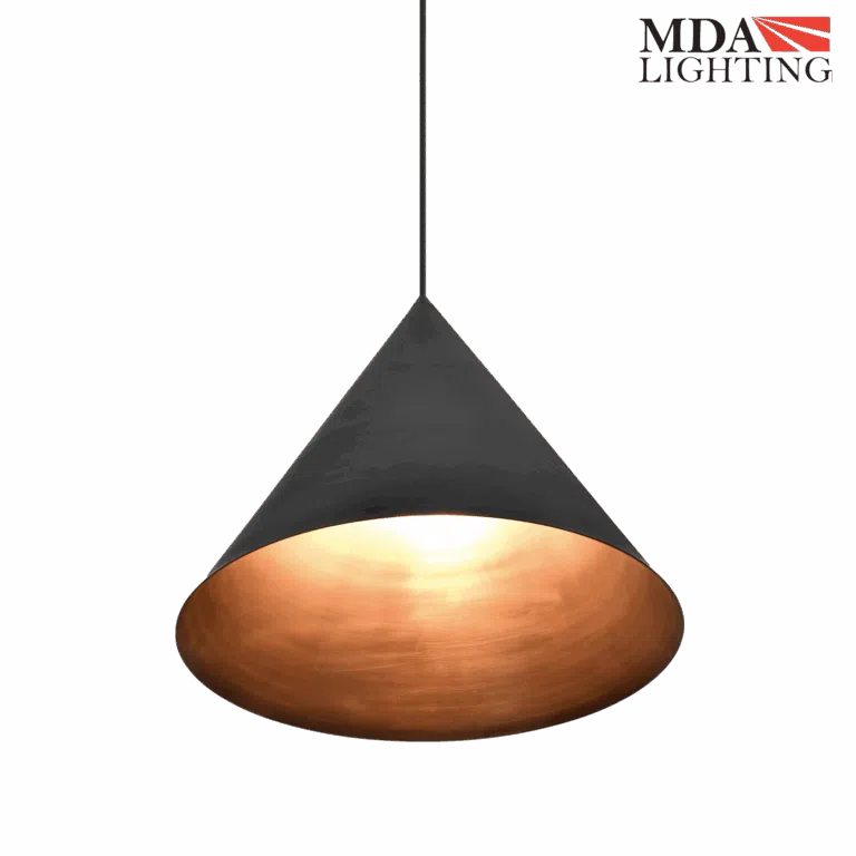 Coda Conical Brass Pendant