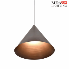 Coda Conical Brass Pendant