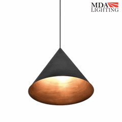 Coda Conical Brass Pendant
