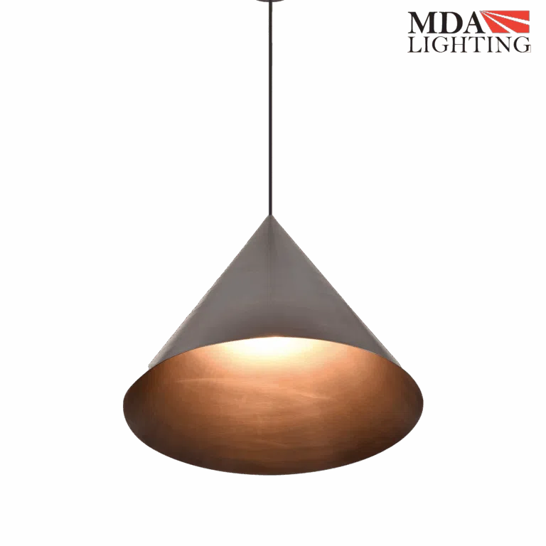 Coda Conical Brass Pendant