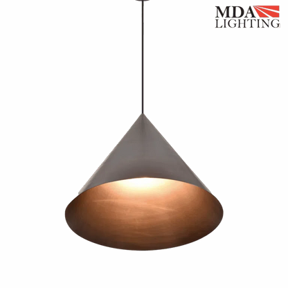 Coda Conical Brass Pendant
