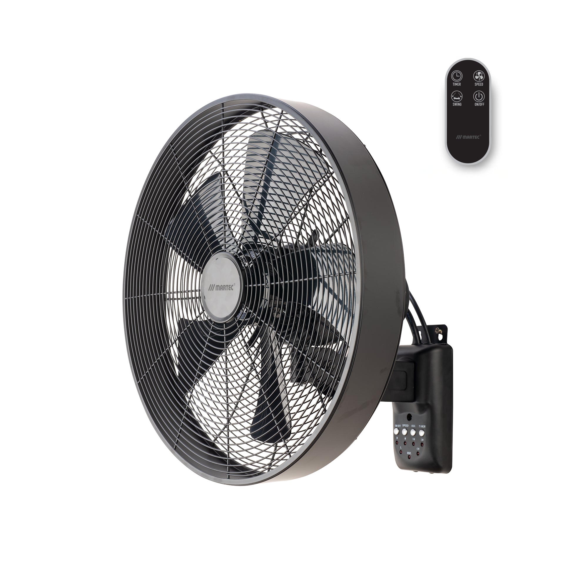 Como AC 16" Wall Fan & Remote