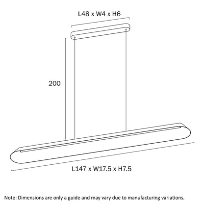Corsa LED Pendant