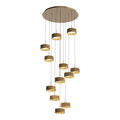 Couas Textured 12LT LED Pendant