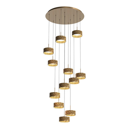 Couas Textured 12LT LED Pendant