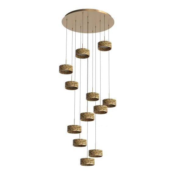 Couas Textured 12LT LED Pendant
