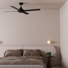 Crest Opal Orb Wall Light Black