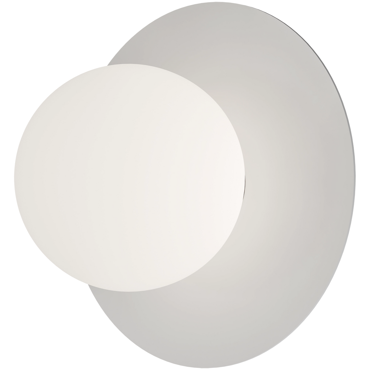 Crest Opal Orb Wall Light White