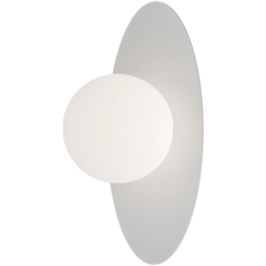 Crest Opal Orb Wall Light White
