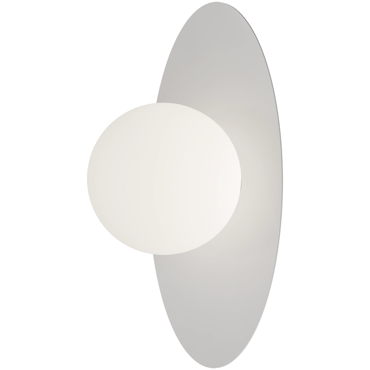 Crest Opal Orb Wall Light White