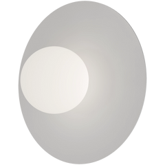 Crest Opal Orb Wall Light White