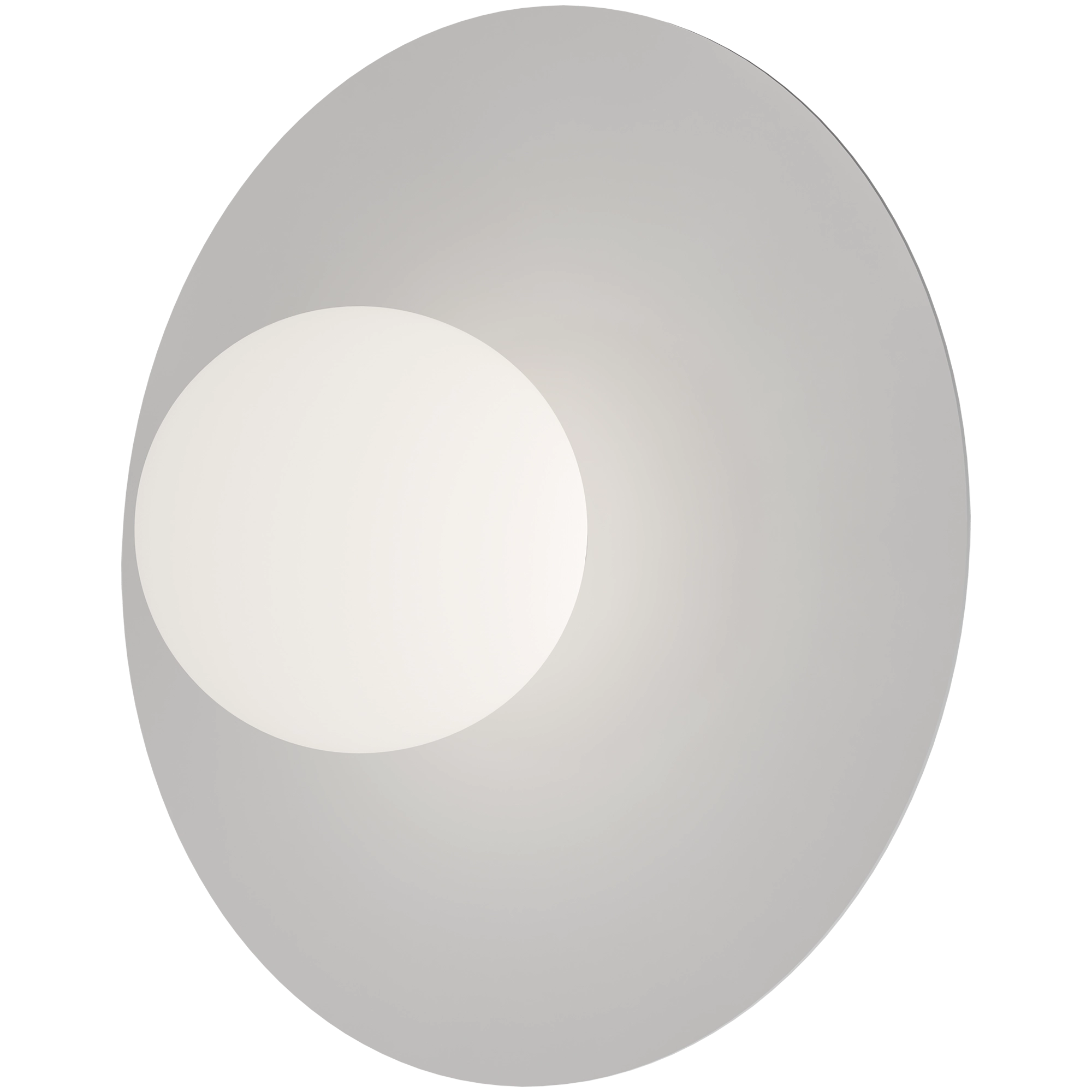 Crest Opal Orb Wall Light White