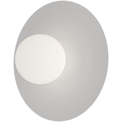 Crest Opal Orb Wall Light White
