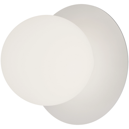 Crest Opal Orb Wall Light White