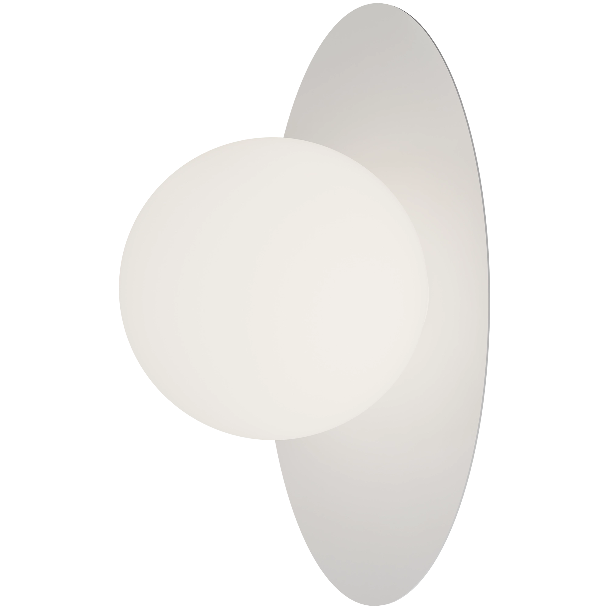 Crest Opal Orb Wall Light White