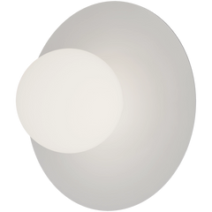 Crest Opal Orb Wall Light White