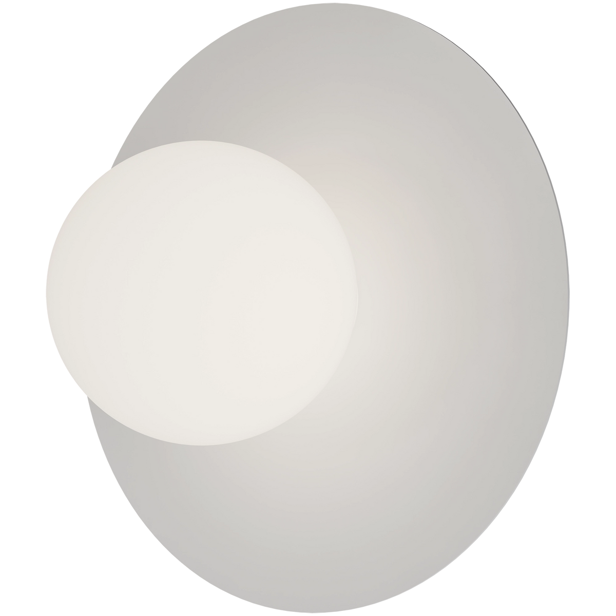Crest Opal Orb Wall Light White