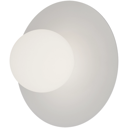 Crest Opal Orb Wall Light White