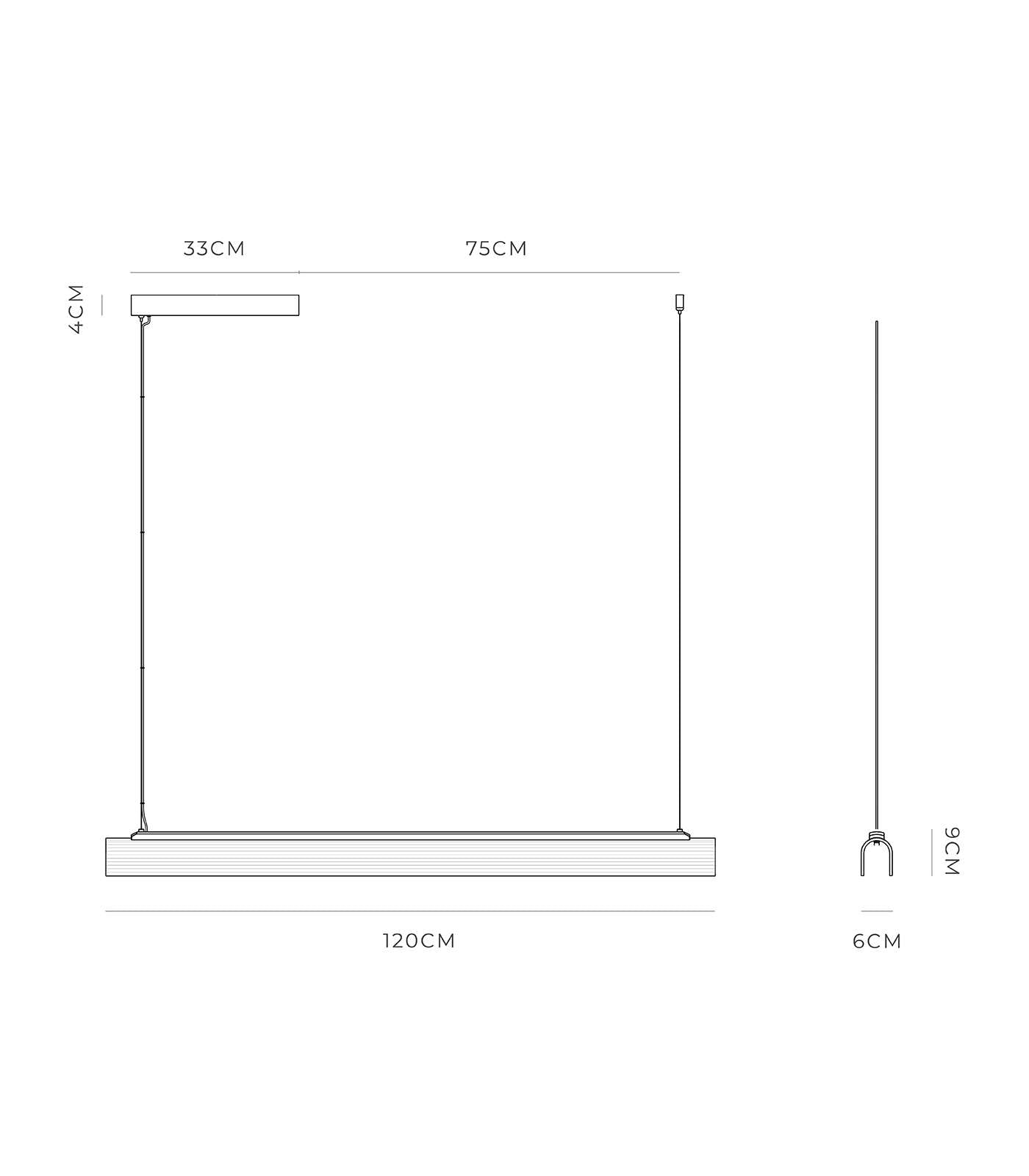 Edge Linear LED Pendant