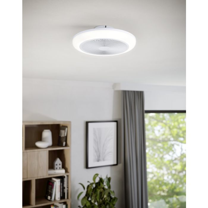 Sayulita Bladeless 18" DC Ceiling Fan with Remote Control & RGB LED Light