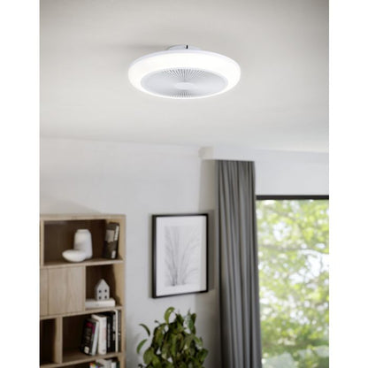 Sayulita Bladeless 18" DC Ceiling Fan with Remote Control & RGB LED Light