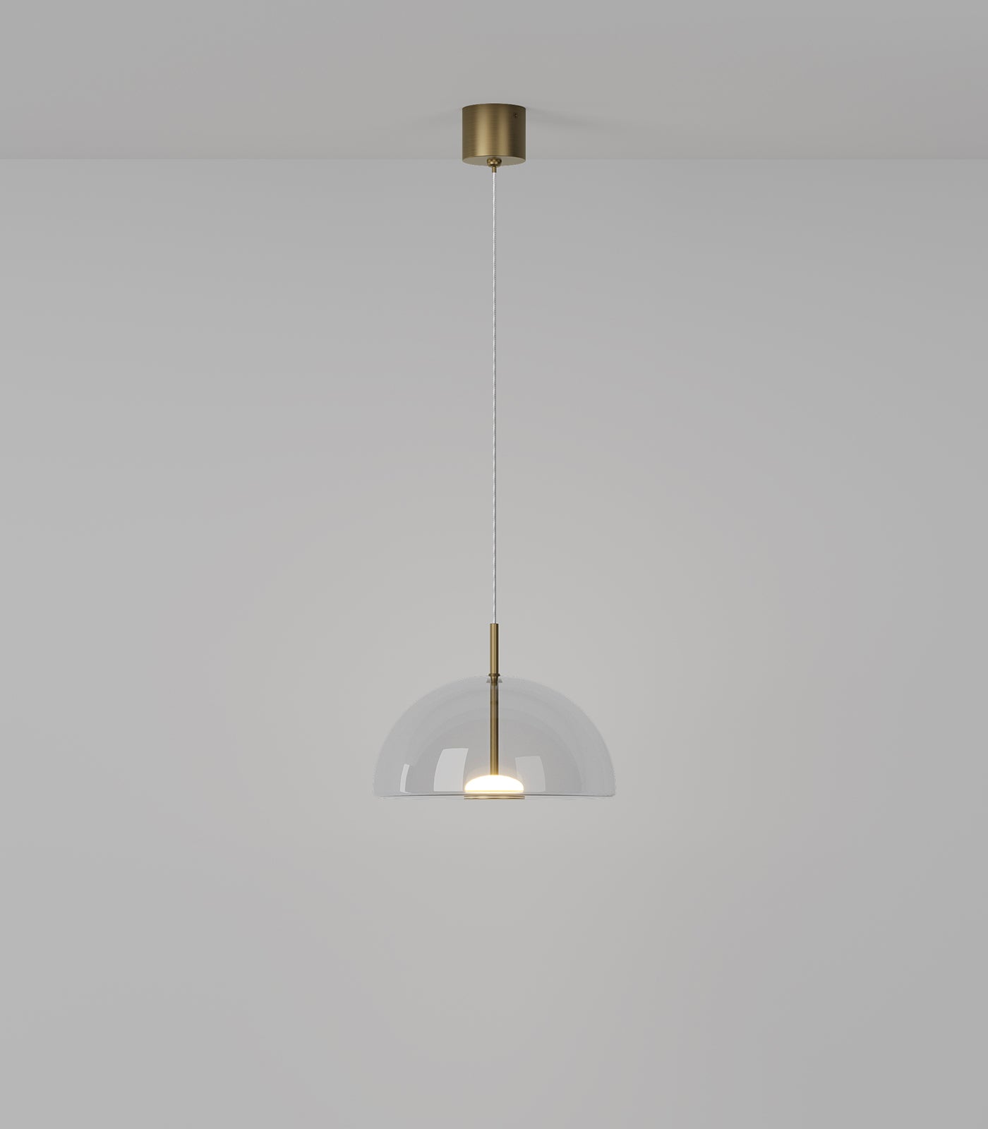 Dome Air Glass LED Pendant