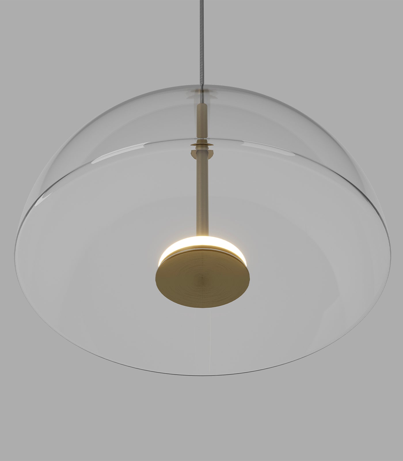 Dome Air Glass LED Pendant