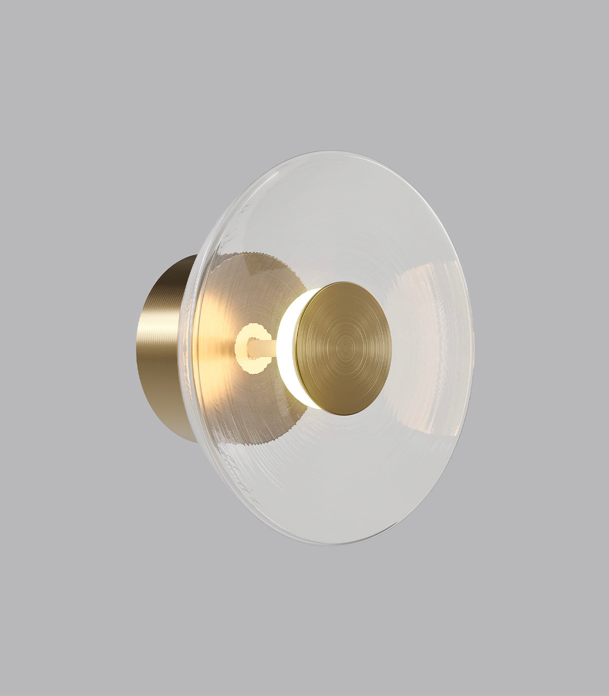 Dome Air Glass LED Wall Light
